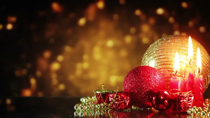 涩漫18圣诞节庆祝氛围视频素材